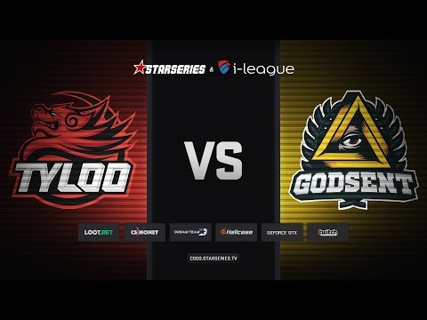 [EN] TyLoo vs GODSENT, map 2 overpass, StarSeries i-League Season 5 Finals