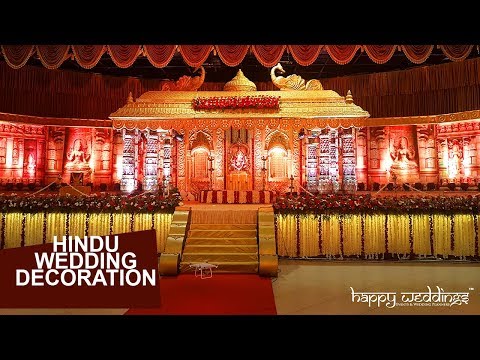 Hindu Wedding Stage Decoration
