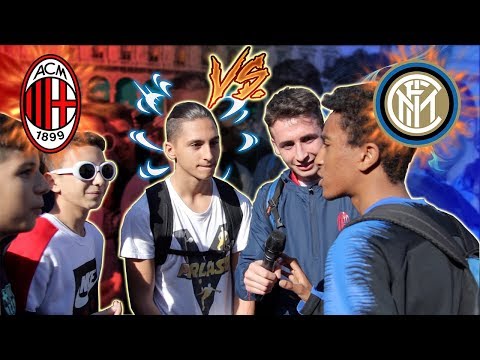 Milan VS Inter - BOTTA E RISPOSTA a Milano ● MILANISTI vs INTERISTI