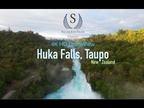 AMAZING 4K HD DRONE Huka Falls, Taupo NZ