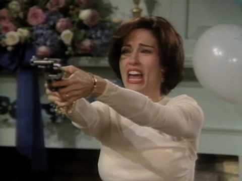 Guiding Light - Dinah shoots Hart