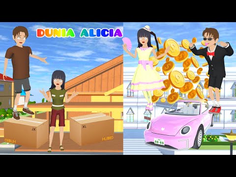 Yuta Kaya VS Yuta Miskin 24 Jam Berbuat Baik Dan Berbuat Jahat???? | Sakura School | Dunia Alicia