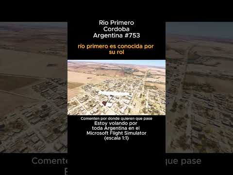 Rio Primero, Cordoba desde el Microsoft Flight Simulator #rioprimero #cordoba #msfs #joaha45