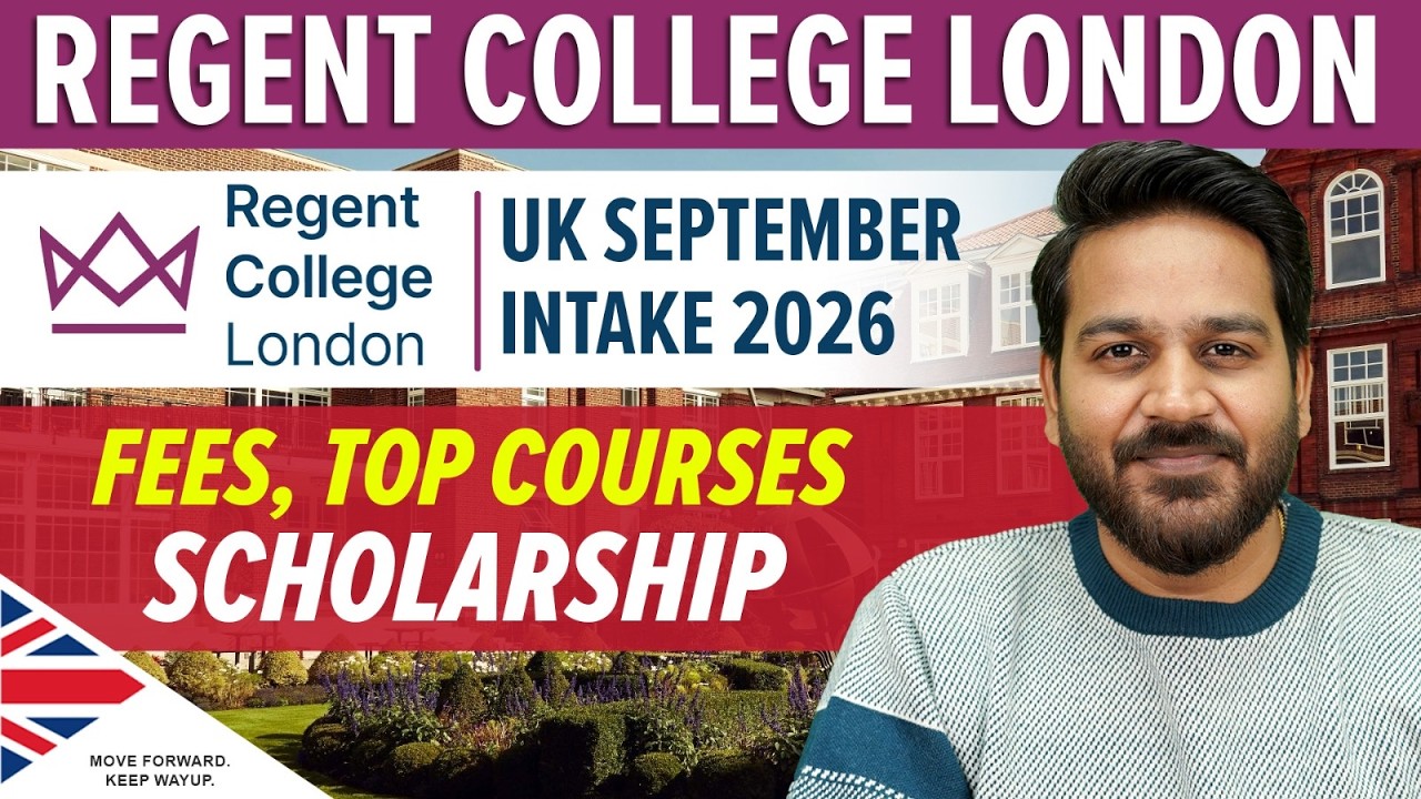 Regent College London UK : Good News! Admissions Open for UK September Intake 2026