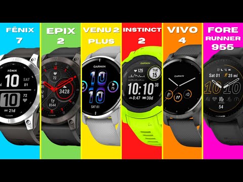 (BEST SMARTWATCH 2022) Garmin Fenix 7 vs Epix 2/Venu 2 Plus/Instinct 2/Vivoactive 4/Forerunner 955