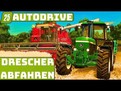 LS25 AUTODRIVE Tutorial🚜: Drescher-Abfahren wie ein Experte! #2