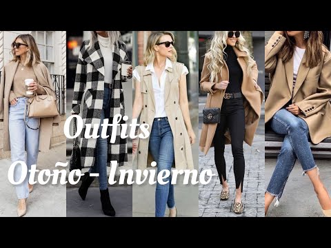 MODA 2024! CÓMO Vestir BIEN CON ROPA SENCILLA OUTFITS CASUALES PARA MUJER TENDENCIAS OTOÑO INVIERNO