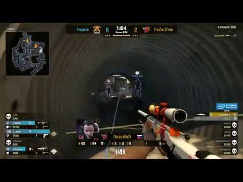 GuardiaN ACE clutch vs FNATIC!! IEM katowice 2018