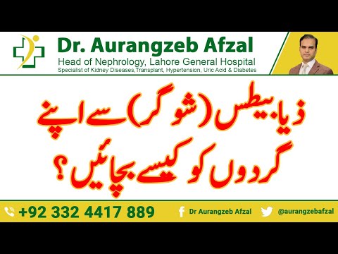 Diabetes | Sugar | How to save your Kidneys from Diabetes/Sugar in Urdu/Hindi