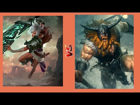 Riven vs Olaf top full game