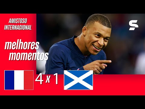 Gols e lances de França x Escócia