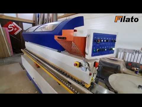 Автоматический кромкооблицовочный станок Filato FL 430. Обзор станка у клиента