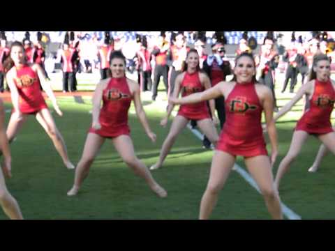 2010 SDSU Marching Aztecs Pregame - Utah State - High School Band Night