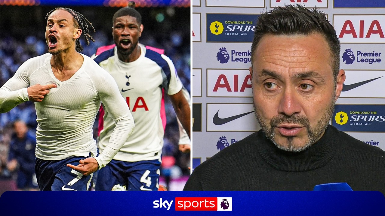 "I'm proud of my players" 😤 | Roberto De Zerbi FULL post-match reaction Spurs 2-2 Brighton