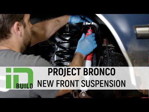 Greg's Ford Bronco gets new front suspension!