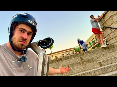 Salto las Escaleras Más Tochas de Mi Pueblo!