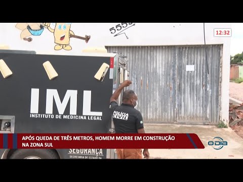 Homem morre em construção após queda de 3 metros 19 03 2021