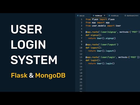 Build a User Login System with Flask and MongoDB - Part 3