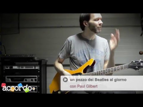 Paul Gilbert: How to play "All my loving"  by The Beatles (Guitar Lesson)