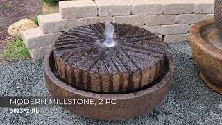 1_Watch A Video About the Modern Millstone Relic Lava LED Outdoor Fountain