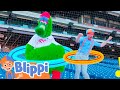 Blippi The Home Run Hero ️ Blippi Moonbug Kids Sports And Games For Kids
