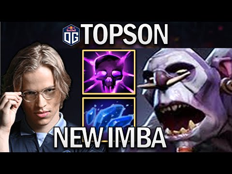 OG.TOPSON WITCH DOCTOR WITH AGHANIMS SHARD - DOTA 2 7.29 GAMEPLAY