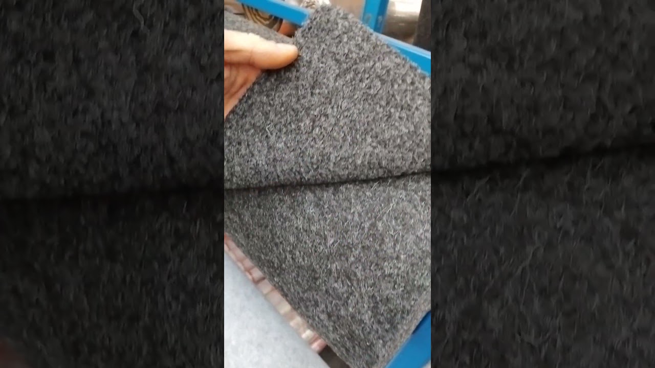 Anthracite Coloured 4-Way Stretch Carpet from The Metal House