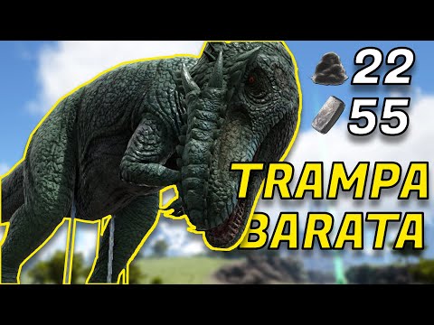COMO HACER LA TRAMPA MÁS BARATA PARA GIGANOTO - ARK