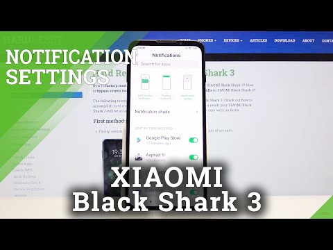 How to Open Notifications Options in Xiaomi Black Shark 3 - Notification Settings