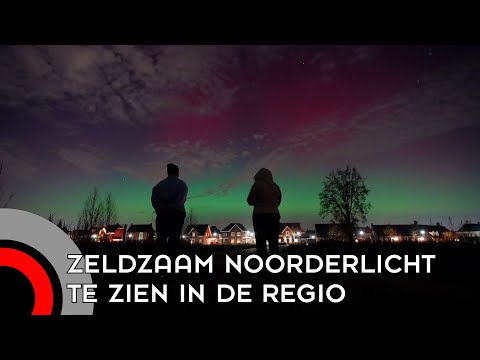 Northern Lights clearly visible in the region