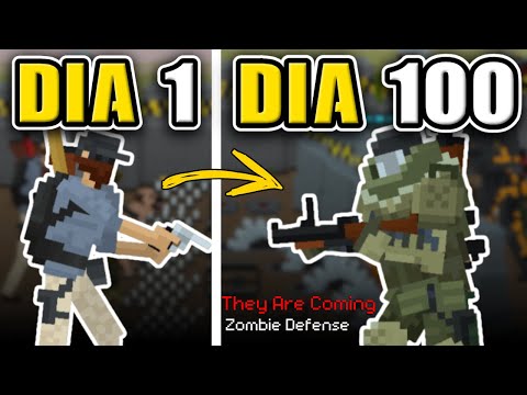 I SURVIVED 100 DAYS in THEY ARE COMING 🧟 ALL THE WEAPONS