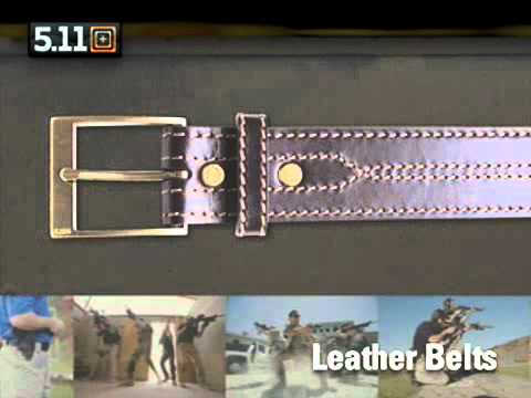 Пояса 5.11 Tactical серии "Leather Casual Belt" - YouTube