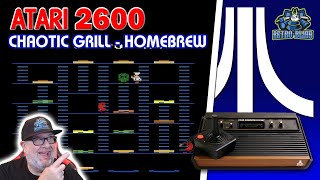 ATARI 2600 CHAOTIC GRILL! Port of Burgertime. Let's Go!