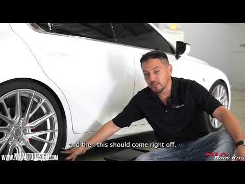 How to Install: NIA Body Kits Lexus IS 2021 NIA Side Skirts