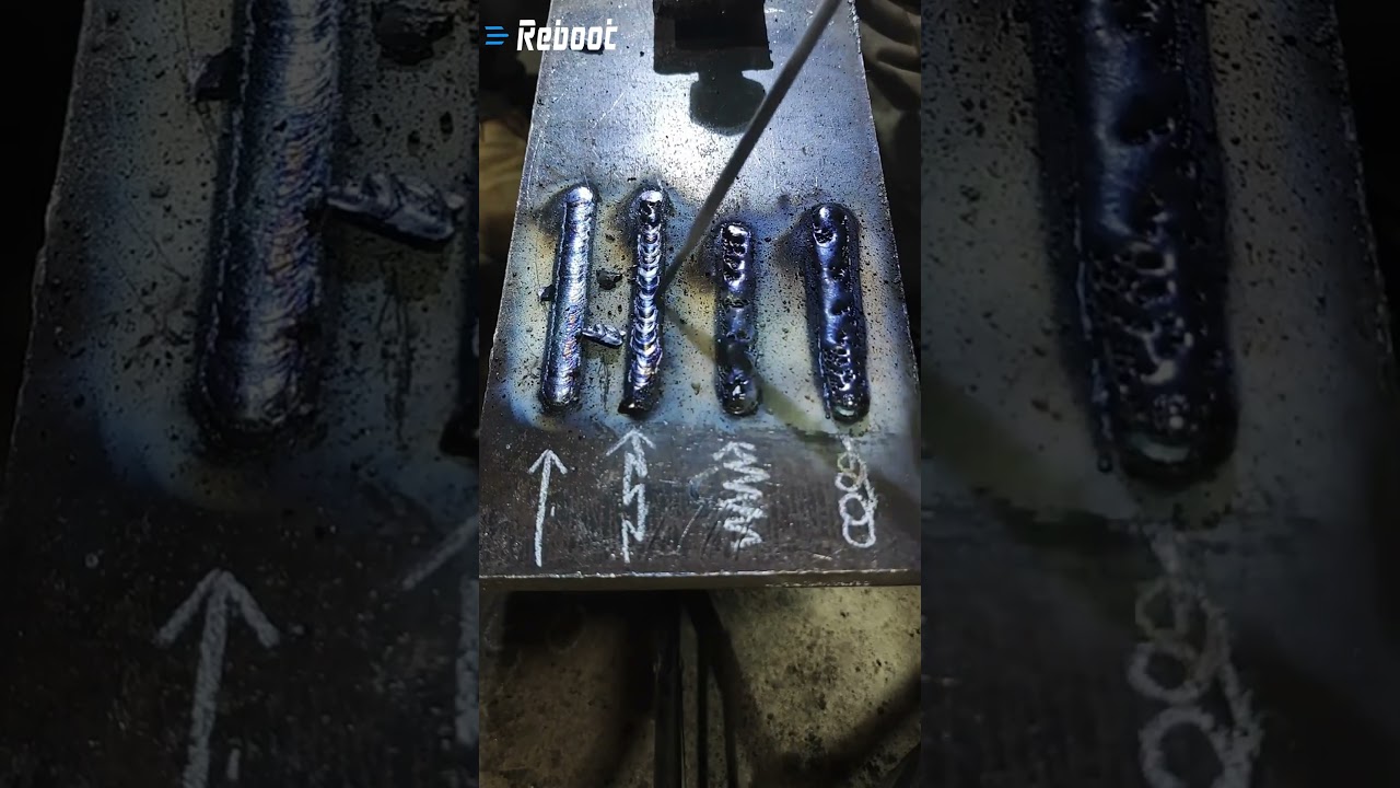 🔧Four techniques of welding. #welding #stickwelding #metal #welder