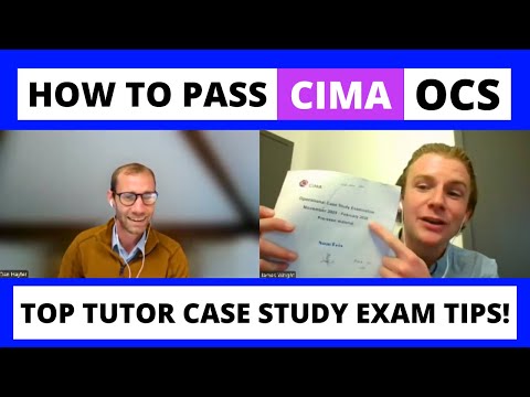 How to pass CIMA OCS exam   top tutor tips with Dan