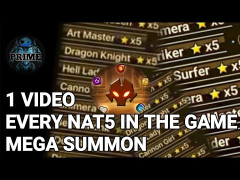 @GenesisPrime  EVERY NAT5 IN THE GAME - MEGA SUMMON