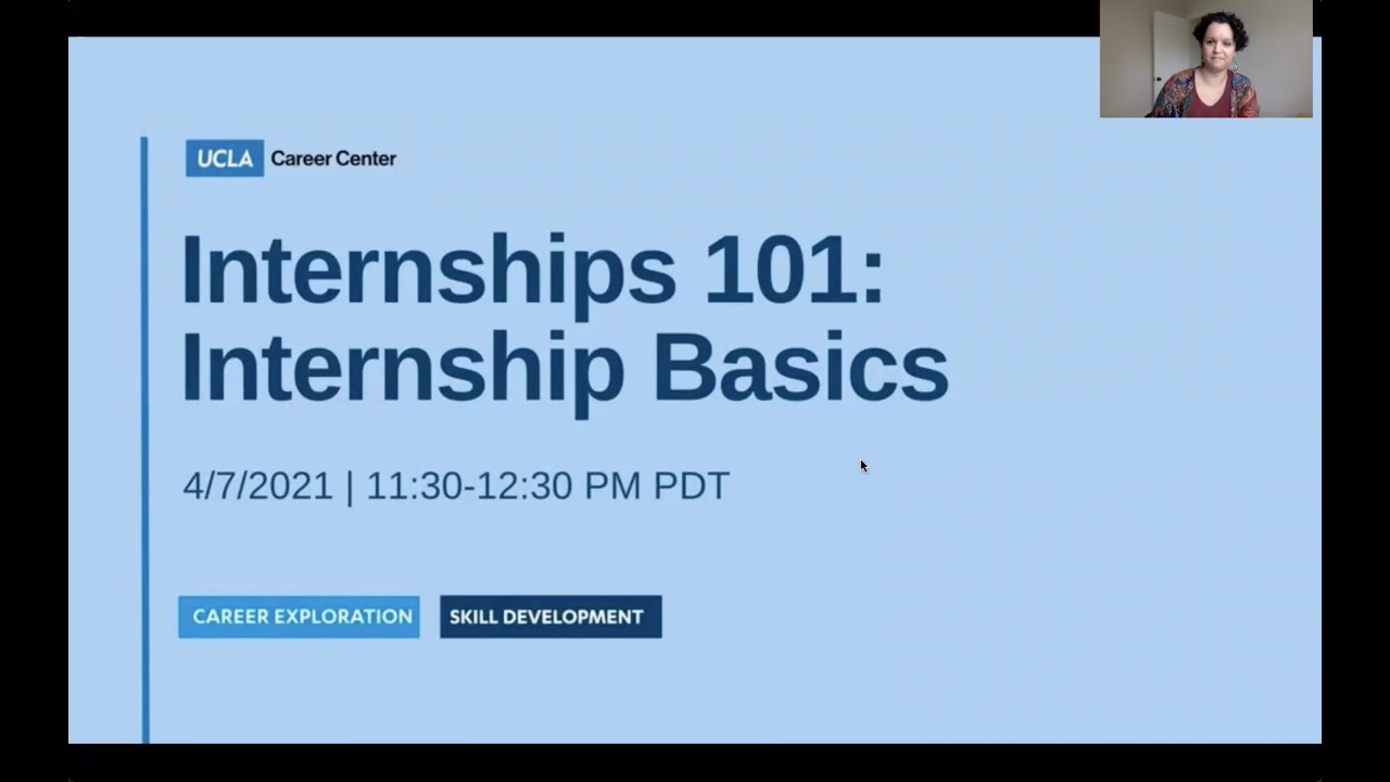 Internships 101: Internship Basics