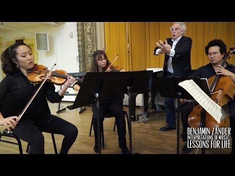 Beethoven: String Quartet no. 11 "Serioso" - 1st movement (Benjamin Zander - Interpretation Class)