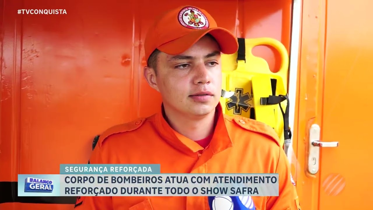 Show Safra: atuação do Corpo de Bombeiros garante segurança no evento em Lucas do Rio Verde