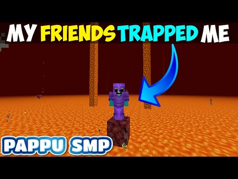 My Friends Trapped me Between Lava in Nether , So I Took 1000 IQ Revenge | Minecraft Hindi
