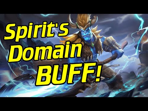 Spirit's Domain BUFF is NUTS! - Paladins Golden Grohk Gameplay