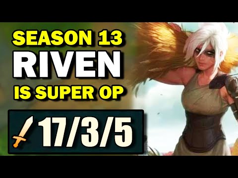 Season 13 Riven in my hands completely dominates NA soloq