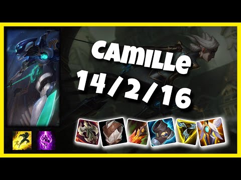 Camille vs Fiora Top 11.1 Challenger S11 Gameplay (14/2/16) - TURKISH