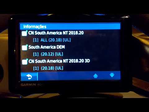 GPS Garmin mapa City Navigator South America NT