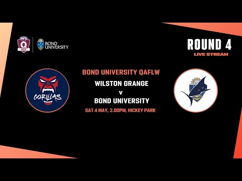 LIVE QAFLW ROUND 4 - Wilston Grange v Bond University