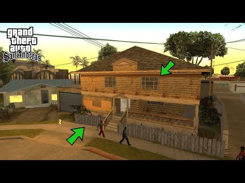 What's Inside CJ's House in GTA San Andreas? (Unlocked Doors)