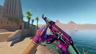 AK 47 Neon Rider FN + Gloves Ultra Violent FN