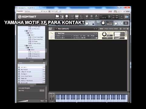 Free Download YAMAHA MOTIF XF for KONTAKT