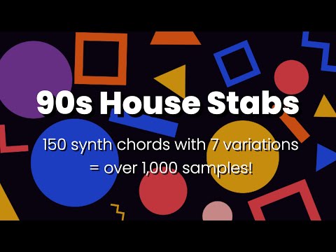 90s House Stabs - 1,000+ chord samples by Meat Beats